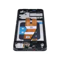 OLED Assembly With Frame Compatible For Samsung Galaxy A05 (A055 / 2023)  (Service Pack) (Black) 