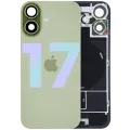 Back Glass w/ MagSafe Magnet & NFC & Flashlight Flex For iPhone 17 (Genuine OEM) (Sage)