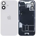 Back Glass w/ MagSafe Magnet & NFC & Flashlight Flex For iPhone 16 (Genuine OEM) (White)