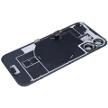 Back Glass w/ MagSafe Magnet & NFC & Flashlight Flex For iPhone 16 (Genuine OEM) (White)