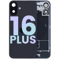 Back Glass w/ MagSafe Magnet & NFC & Flashlight Flex For IPhone 16 Plus (Genuine OEM) (Black)