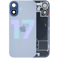 Back Glass w/ MagSafe Magnet & NFC & Flashlight Flex For iPhone 17 (Genuine OEM) (Mist Blue)