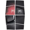 Faceplate Cover (Top & Bottom) For Sony PlayStation 5 Pro (Disc Edition) (Spider-Man)