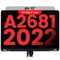 Complete LCD Display Assembly For MacBook Air 13" (A2681 / Mid 2022) (Aftermarket Plus) (Space Gray)
