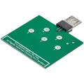 Micro USB Male Connector Breakout Board