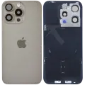 Back Glass w/ MagSafe Magnet & NFC & Flashlight Flex For IPhone 15 Pro (Genuine OEM) (Natural Titanium)