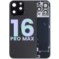 Back Glass w/ MagSafe Magnet & NFC & Flashlight Flex For IPhone 16 Pro Max (Genuine OEM) (Black Titanium)