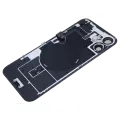 Back Glass w/ MagSafe Magnet & NFC & Flashlight Flex For IPhone 16 Plus (Genuine OEM) (White)
