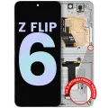 Inner OLED Assembly With Frame For Samsung Galaxy Z Flip 6 5G (US & International) (Service Pack) (White)