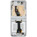 Inner OLED Assembly With Frame For Samsung Galaxy Z Flip 6 5G (US & International) (Service Pack) (White)