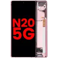 OLED Assembly With Frame For Samsung Galaxy Note 20 5G (Aftermarket Plus) (Mystic Bronze)