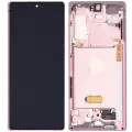 OLED Assembly With Frame For Samsung Galaxy Note 20 5G (Aftermarket Plus) (Mystic Bronze)