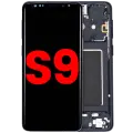 OLED Assembly With Frame For Samsung Galaxy S9 (Aftermarket Plus) (Midnight Black)