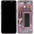 OLED Assembly With Frame For Samsung Galaxy S9 (Aftermarket Plus) (Lilac Purple)