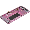OLED Assembly With Frame For Samsung Galaxy S9 (Aftermarket Plus) (Lilac Purple)