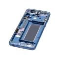 OLED Assembly With Frame For Samsung Galaxy S9 (Aftermarket Plus) (Coral Blue)