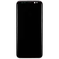 OLED Assembly With Frame For Samsung Galaxy S8 (Aftermarket Plus) (Arctic Silver)