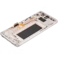 OLED Assembly With Frame For Samsung Galaxy S8 (Aftermarket Plus) (Arctic Silver)