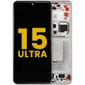 OLED Assembly With Frame For Xiaomi 15 Ultra (Refurbished) (White)