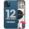 Back Housing W/ Small Parts For iPhone 12 Pro Max (US Version) (Aftermarket Plus) (Pacific Blue)