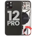 Back Housing W/ Small Parts For iPhone 12 Pro (US Version) (Used OEM Pull: Grade A) (Graphite)