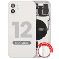 Back Housing W/ Small Parts For iPhone 12 (EU / Global Version) (Aftermarket Plus) (White)