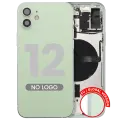 Back Housing W/ Small Parts For iPhone 12 (EU / Global Version) (Aftermarket Plus) (Green)