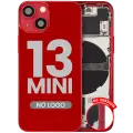 Back Housing W/ Small Parts For iPhone 13 Mini (US Version) (Aftermarket Plus) (Red)