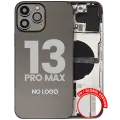 Back Housing W/ Small Parts For iPhone 13 Pro Max (EU / Global Version) (Aftermarket Plus) (Graphite)