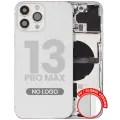 Back Housing W/ Small Parts For iPhone 13 Pro Max (EU / Global Version) (Aftermarket Plus) (Silver)