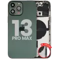 Back Housing W/ Small Parts For iPhone 13 Pro Max (US Version) (Used OEM Pull: Grade C) (Alpine Green)