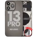 Back Housing W/ Small Parts For iPhone 13 Pro (US Version) (Aftermarket Plus) (Graphite)