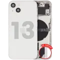 Back Housing W/ Small Parts For iPhone 13 (US Version) (Used OEM Pull: Grade C) (Starlight)