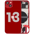 Back Housing W/ Small Parts For iPhone 13 (US Version) (Used OEM Pull: Grade C) (Red)