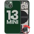 Back Housing W/ Charging Port Flex & Small Parts  For iPhone 13 Mini (US Version) (Used OEM Pull: Grade C) (Green)