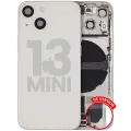 Back Housing W/ Charging Port Flex & Small Parts  For iPhone 13 Mini (US Version) (Used OEM Pull: Grade C) (Starlight)