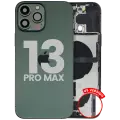 Back Housing W/ Charging Port Flex & Small Parts  For iPhone 13 Pro Max (US Version) (Used OEM Pull: Grade C) (Alpine Green)