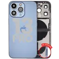Back Housing W/ Charging Port Flex & Small Parts  For iPhone 13 Pro (US Version) (Used OEM Pull: Grade C) (Sierra Blue)