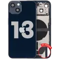 Back Housing W/ Charging Port Flex & Small Parts  For iPhone 13 (US Version) (Used OEM Pull: Grade B) (Midnight)