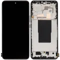 OLED Assembly With Frame For Xiaomi 12T / 12T Pro / Redmi K50 Ultra (Refurbished) (Black)