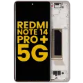 OLED Assembly With Frame For Xiaomi Redmi Note 14 Pro+ 5G (Refurbished) (Sand Gold)