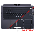 Top Case With Battery (ANSI) For MacBook Pro 14" A3434 (2025) (Genuine OEM) (Space Black)