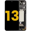 OLED Assembly With Frame For Xiaomi 13 (Refurbished) (Black)
