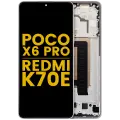 OLED Assembly With Frame For Xiaomi Poco X6 Pro / Redmi K70E (Refurbished) (Grey)