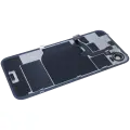 Back Glass w/ MagSafe Magnet & NFC & Flashlight Flex For iPhone 16e (Service Pack) (Black)