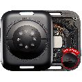 Back Cover Assembly For Watch Series 9 (41mm) (GPS Version) (Aluminum / Space Black)