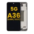 OLED Assembly With Frame For Samsung Galaxy A36 5G (A366 / 2025) (Refurbished) (Black)