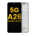 OLED Assembly With Frame For Samsung Galaxy A26 5G (A266 / 2025) (Refurbished) (White)