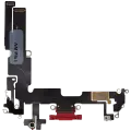 Charging Port Flex Cable For iPhone 14 Plus (Aftermarket Plus) (Red)