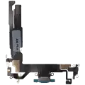 Charging Port Flex Cable For iPhone 16 (Aftermarket Plus) (Teal)
